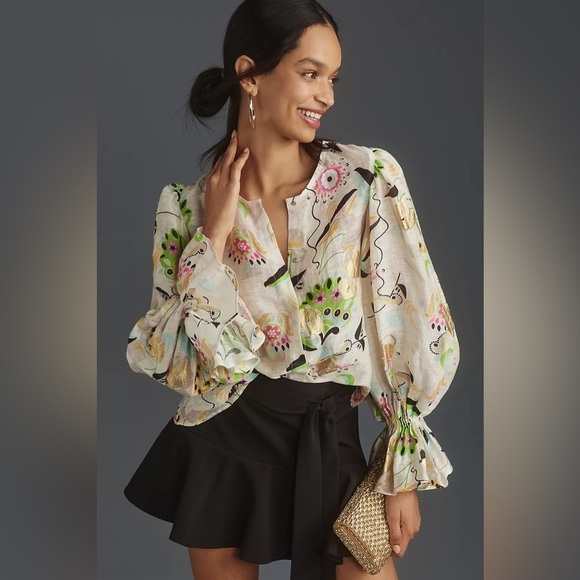 The Cynthia Rowley Love Locket Blouse - Picture 5 of 15